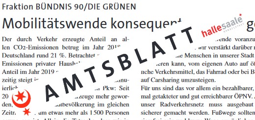 Mobilitätswende konsequent voranbringen