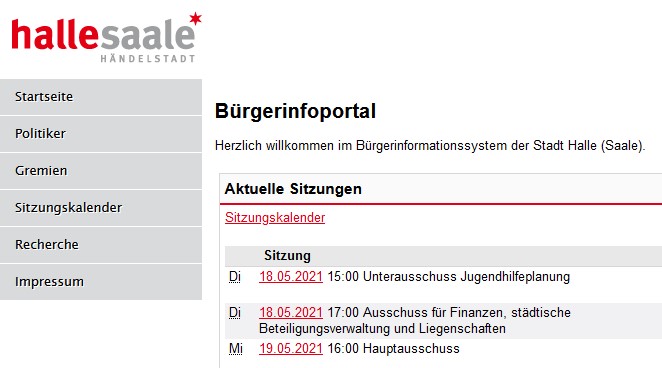 Anregung des Stadtrates Dr. Mario Lochmann (Fraktion BÜNDNIS 90/DIE GRÜNEN) zur Transparenz im Ratsinformationssystem